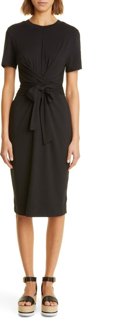 Tie Front Short Sleeve Midi Dress | Nordstrom Anniversary Sale 2022 Picks, N Sale, NSale Picks | Nordstrom