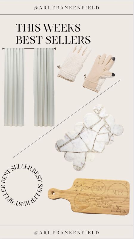Top sellers last week! #curtains #target #anthropologie #sale #lululemon #gloves #christmas #cookieboard

#LTKHoliday #LTKSeasonal #LTKunder100