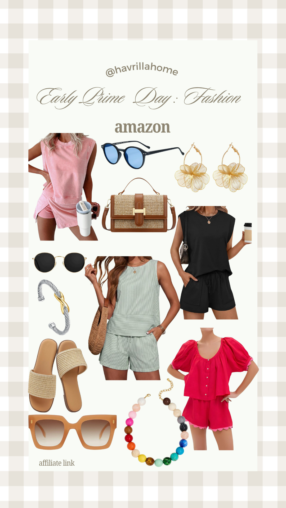 Early Prime Day Fashion, Amazon fashion finds, summer fashion women, matching lounge set, casual summer outfits, Amazon accessories, woven handbag, statement earrings, trendy sunglasses, vacation outfits, resort wear women, comfy summer clothes, women’s two piece set, affordable fashion finds, Amazon style, summer wardrobe essentials

#LTKootd #LTKSaleAlert #LTKBeauty
