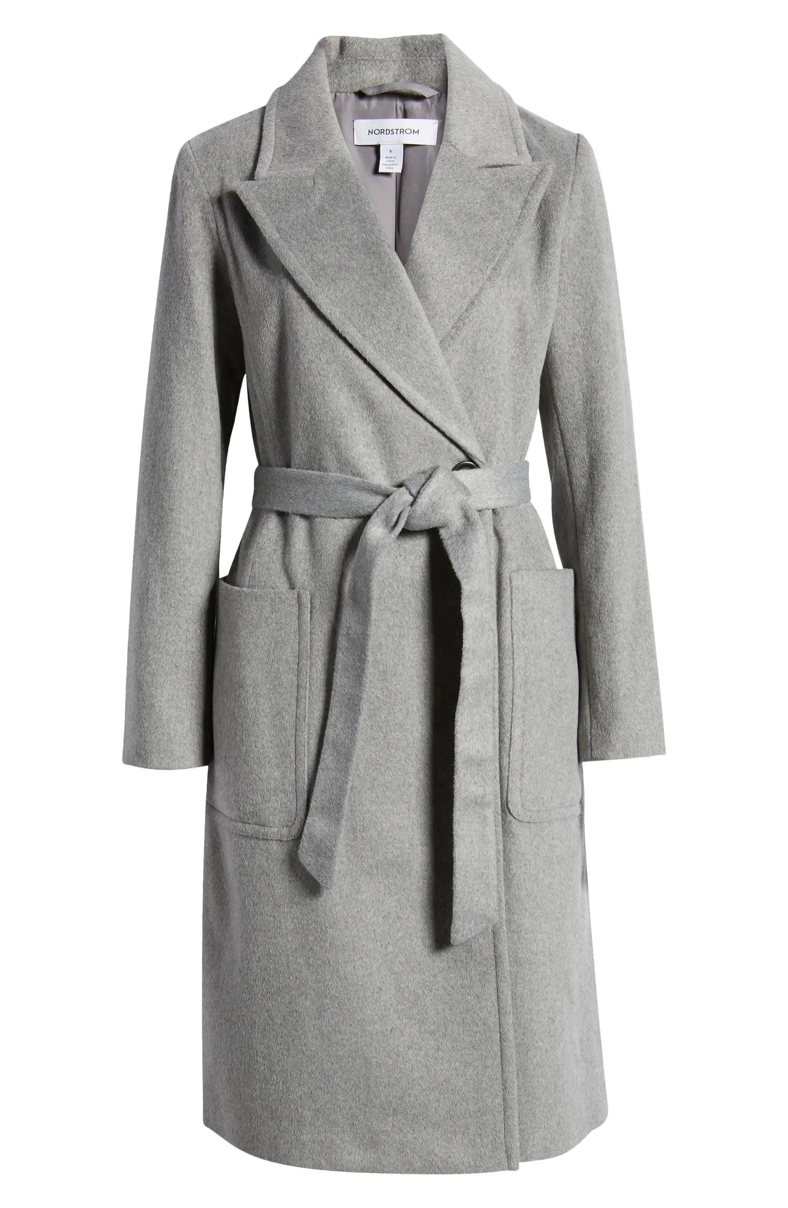 Belted Longline Coat | Nordstrom