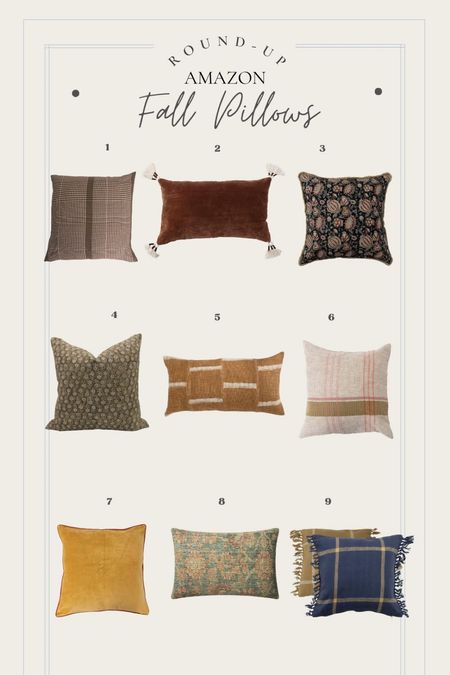  Beautiful affordable fall pillows from Amazon!! Fall finds, fall decor, fall pillows, fall living room, Amazon finds 

#LTKhome #LTKSeasonal #LTKfindsunder50