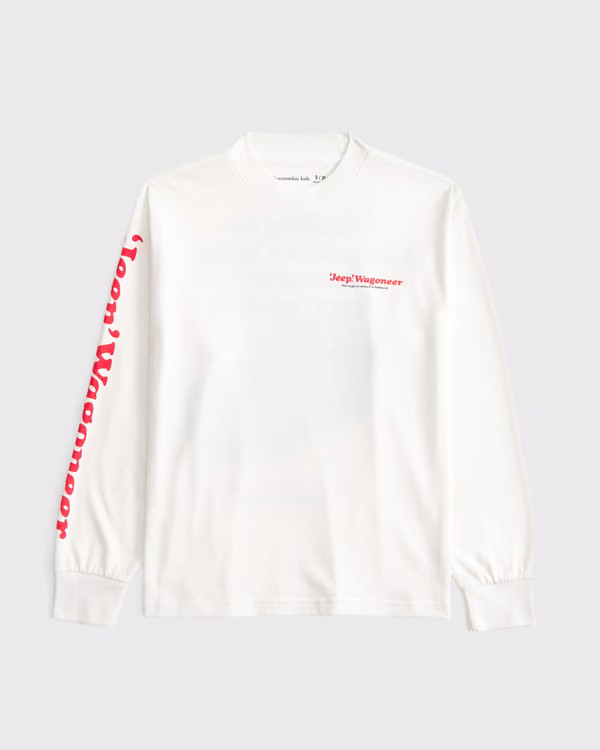 long-sleeve jeep wagoneer graphic tee | Abercrombie & Fitch (US)