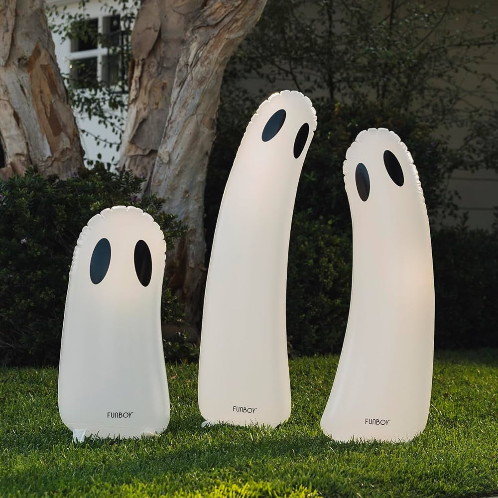 FUNBOY Standing Ghost Halloween Décor (3 Pack) – Freestanding Indoor/Outdoor Spooky Decoration... | Amazon (US)