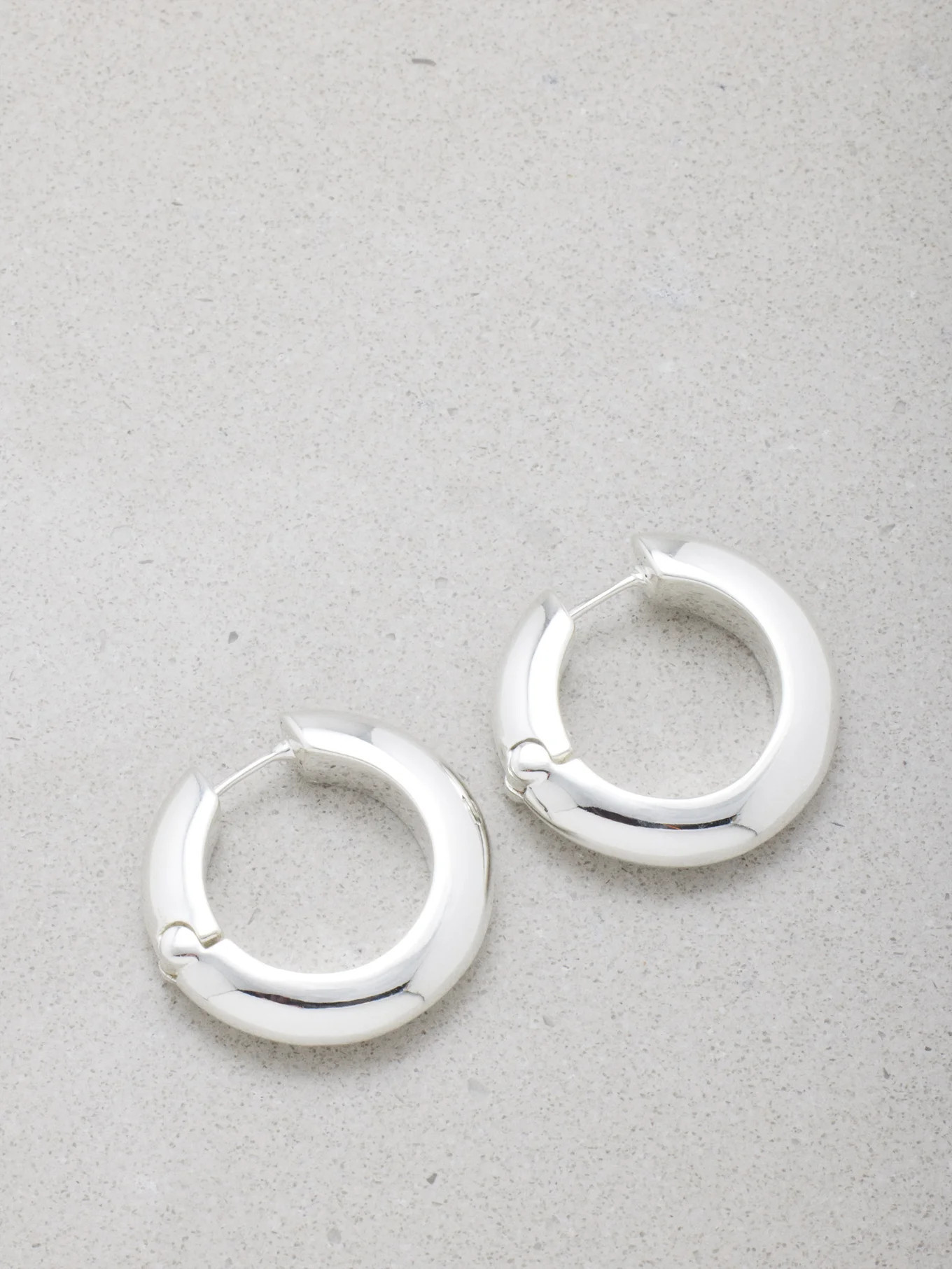 Nina small sterling-silver hoop earrings | Daphine | Matches (EU)