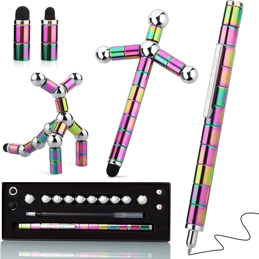 Amazon.com: NBZXSYMAG Fidget Pen, Metal Magnet Fidget Toy Pen，Eliminate Pressure Fidget Pen for... | Amazon (US)