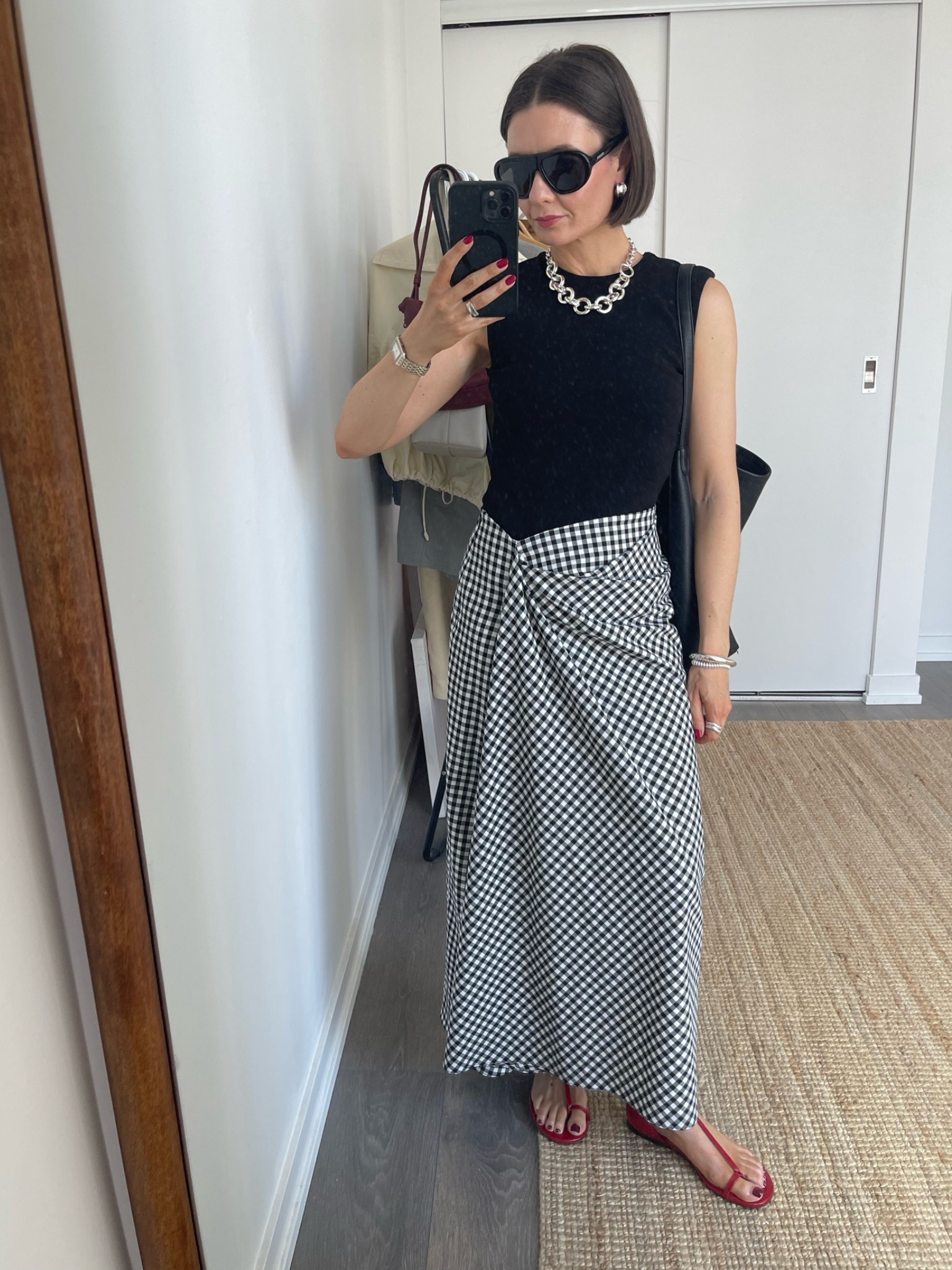 Prepare to see these red sandals in every outfit! My skirt is sold out Zara but linked a similar one!

#LTKsummer #LTKcanada #LTKstyletip