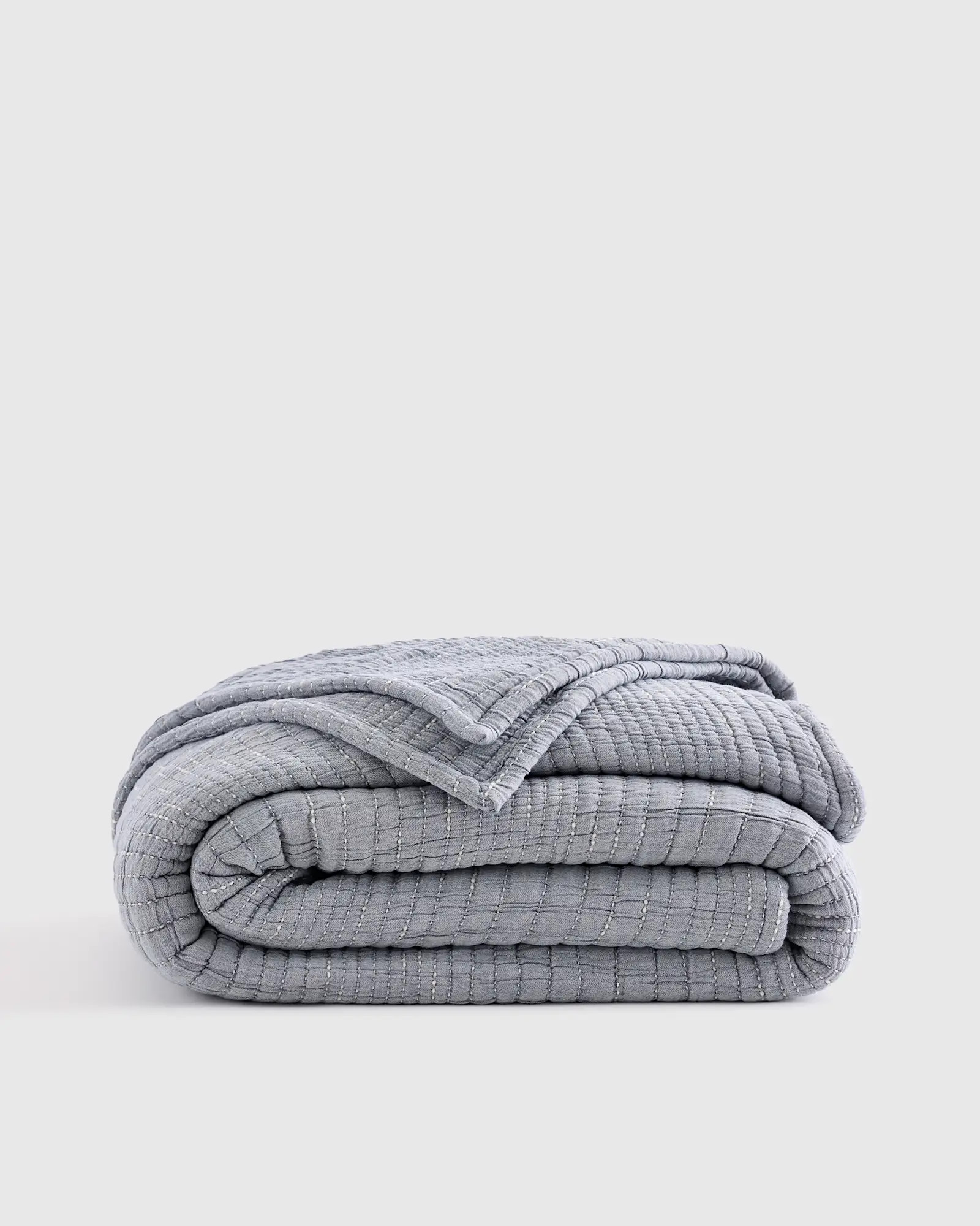 Organic Cotton Channel Quilt in Undyed | Quince