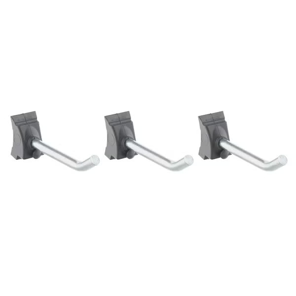 Elfa Platinum Utility Accessory Hooks Pkg/3 | The Container Store