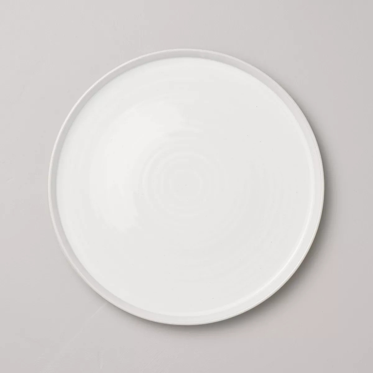 10.5" Flared Brim Stoneware Dinner Plate Vintage Cream - Hearth & Hand™ with Magnolia | Target