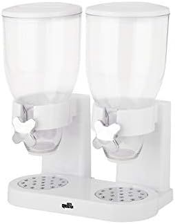 Amazon.com: Zevro /GAT201C Indispensable Dry Food Dispenser, Dual Control, White/Chrome: Food Sav... | Amazon (US)