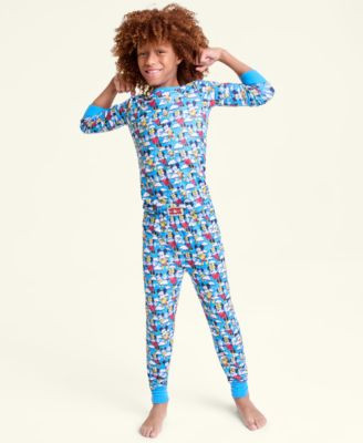 Disney | Macy's Kids 5-14 Mickey Mouse & Minnie Mouse Parade Balloon Knit Pajamas Set, Macy's Exc... | Macy's