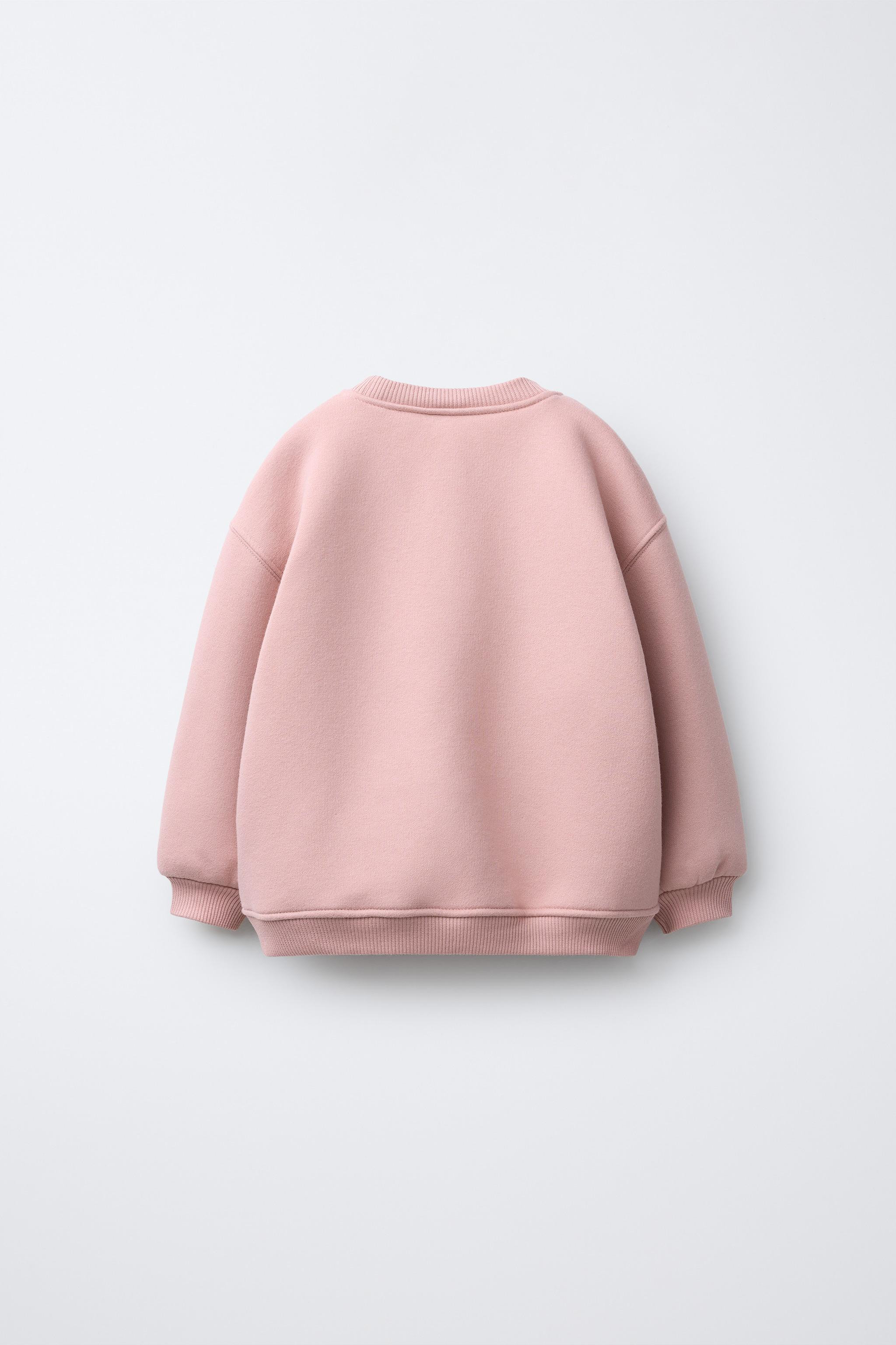 CROCHET APPLIQUÉ SWEATSHIRT | Zara US