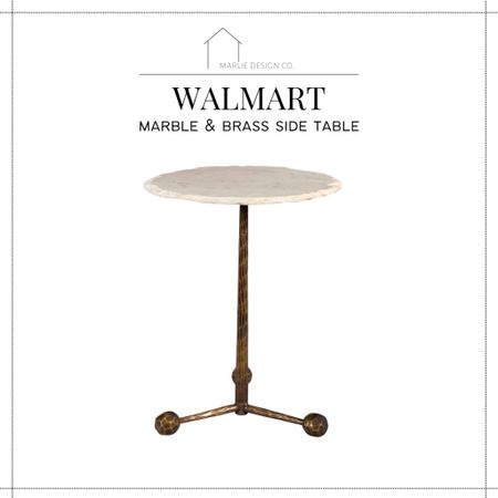 Side Table | cocktail table | drink table | accent table | Walmart finds | affordable furniture | marble table | brass table 

#LTKstyletip #LTKhome #LTKsalealert
