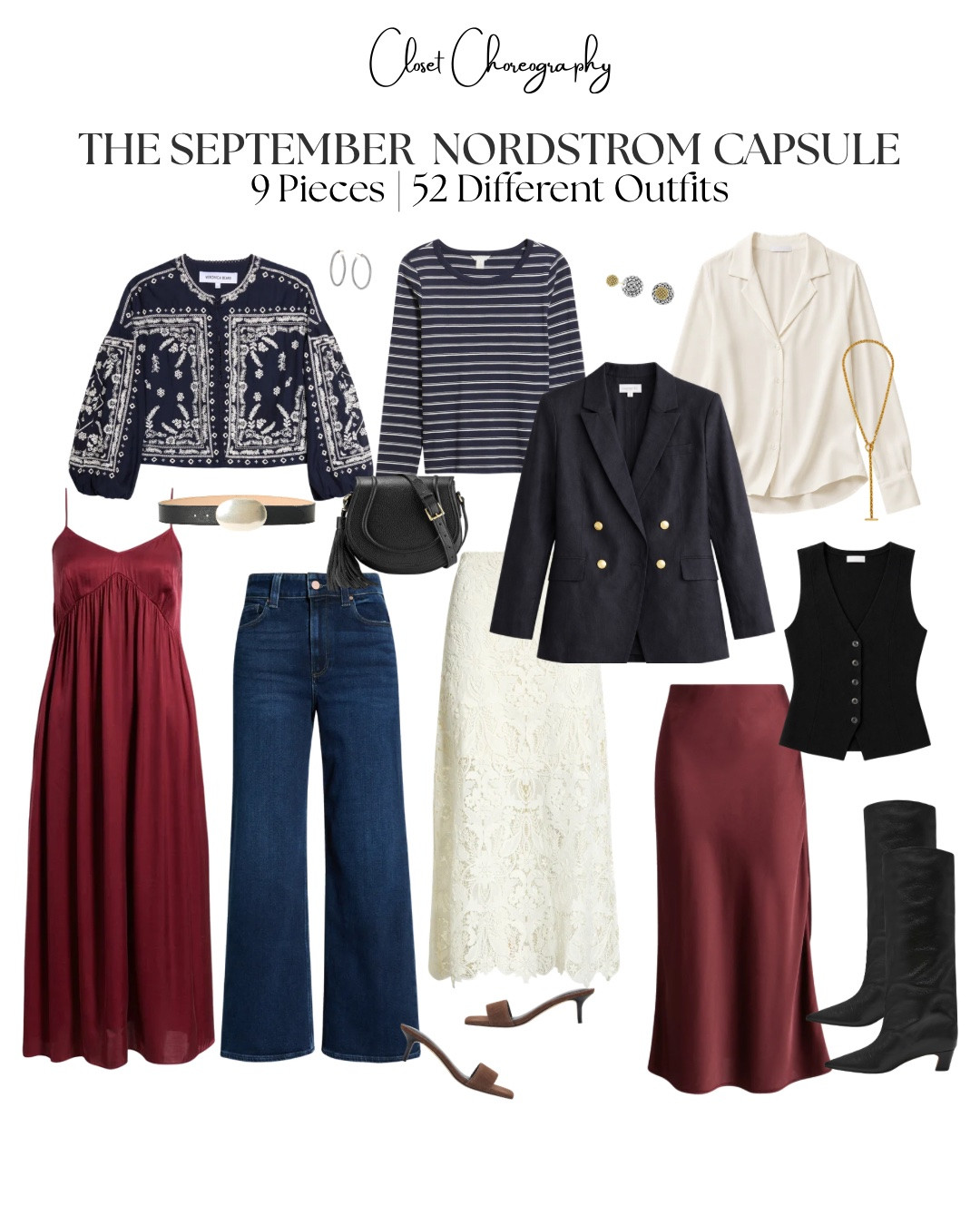 The calendar says fall. My weather app disagrees.
I love fashion, but I hate most capsule wardrobes. 

The most expensive clothes in your closet are the ones you never wear. This capsule is designed to make sure you do.