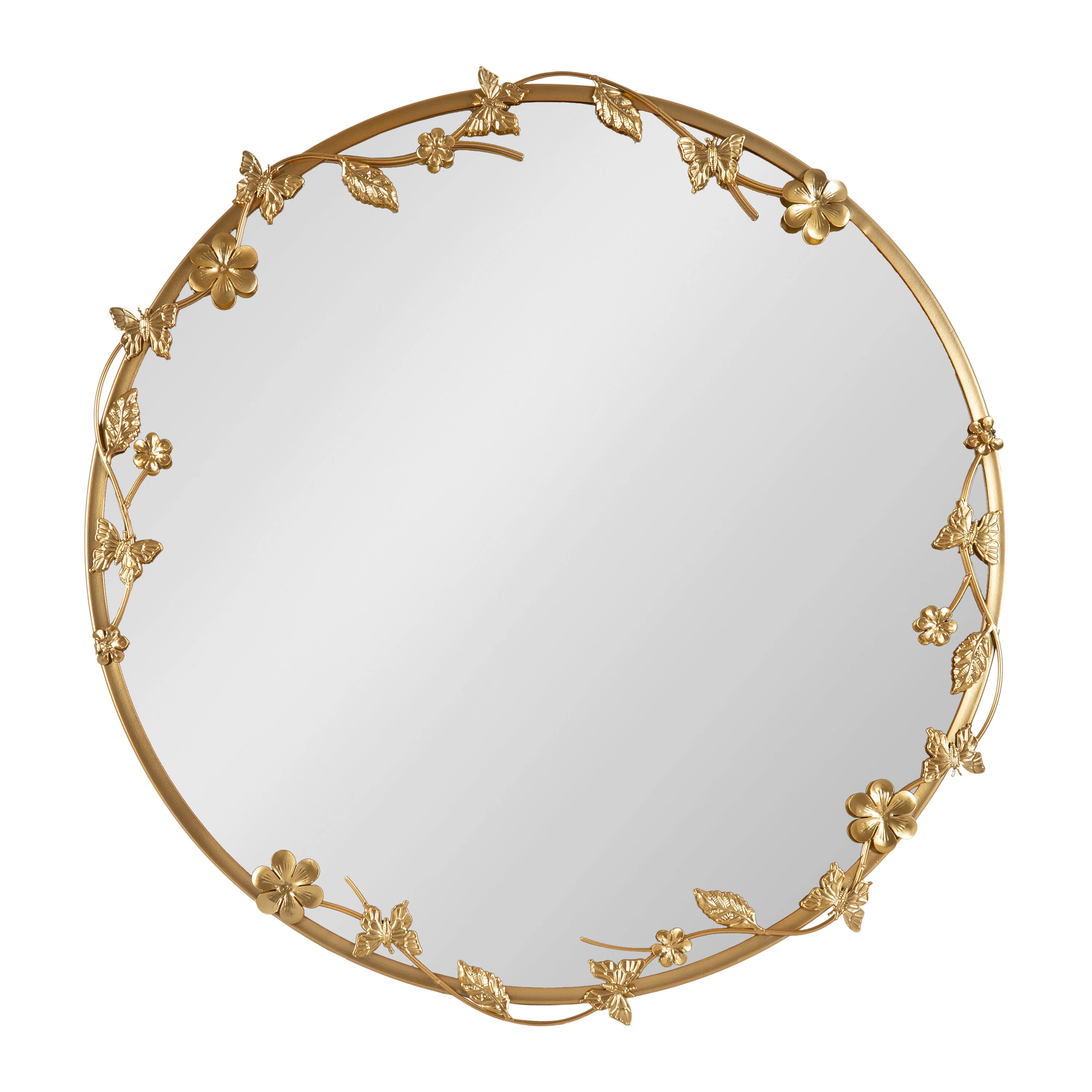 House of Hampton® Rosella Round Ornate Metal Wall Mirror | Wayfair | Wayfair North America