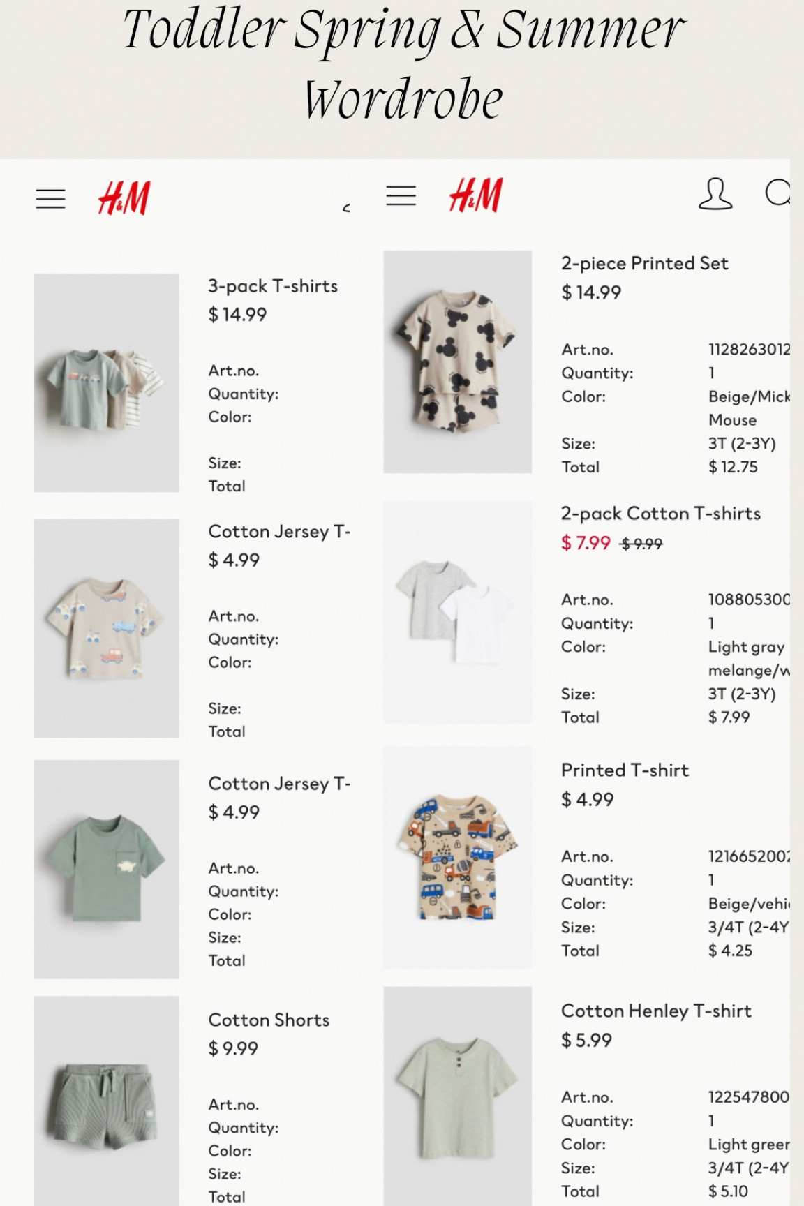 What I bought Ezra for the warmer weather. Everything was on sale today from H&M. I love H&M for toddler clothes! They have the cutest stuff 😍

#LTKkids #LTKbaby #LTKSeasonal