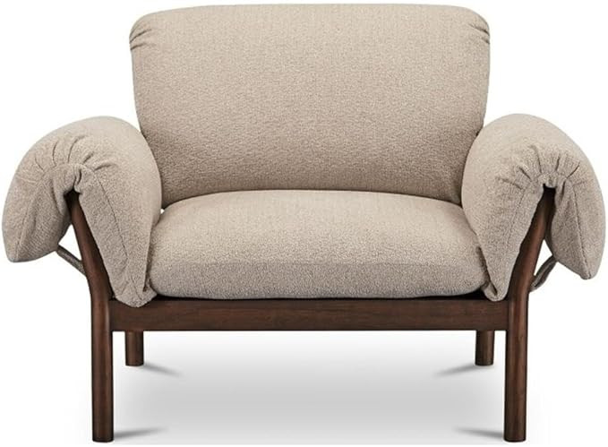 Moe's Home Collection Cardero Occasional Chair Fabric Beige | Amazon (US)