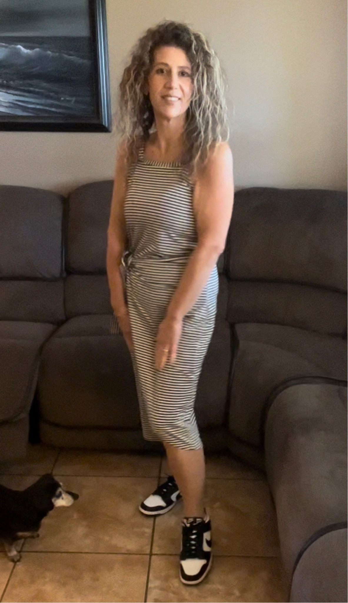 Cute dress, from Amazon, linked on Amazon Storefront, perfect for work or casual wear. Paired well with Dunks or Chunky boots.  #LTKfalltrends #LTKfallstyle 

#LTKstyletip #LTKfit #LTKbeauty