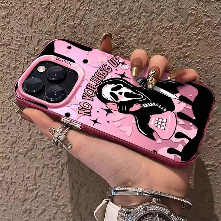  ﻿﻿1pc Skeleton Phone No You Hang Up Compatible For Phone 16/15/14/13/12/11/8/ 7ProMax/Pro/Plus/Xs Max/XS/X,For Compatible With Colored Silver Hard Shell, Fall Prevention Anti-Shock, Anti-Slip, Anti Drop, Camera Lens Protection, Silicone Anti Wear Phone Case ﻿ ﻿ ﻿﻿ ﻿ | SHEIN