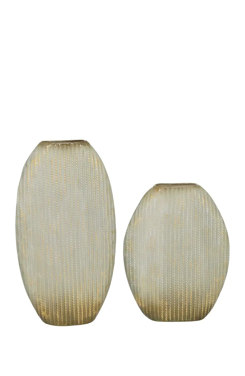 GINGER BIRCH STUDIO Goldtone Metal Vase - Set of 2 | Nordstromrack | Nordstrom Rack