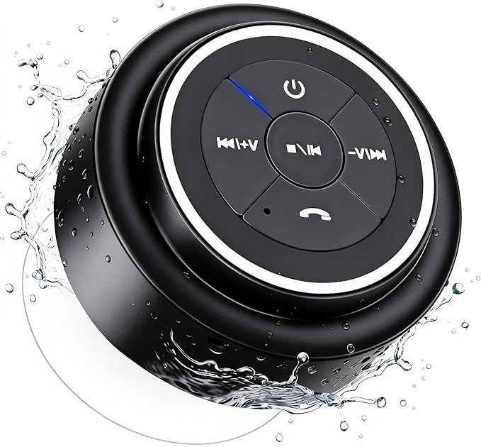 HAISSKY Bluetooth Shower Speakers, Portable Wireless Speaker with Suction Cup, IP67 Waterproof Sp... | Amazon (US)