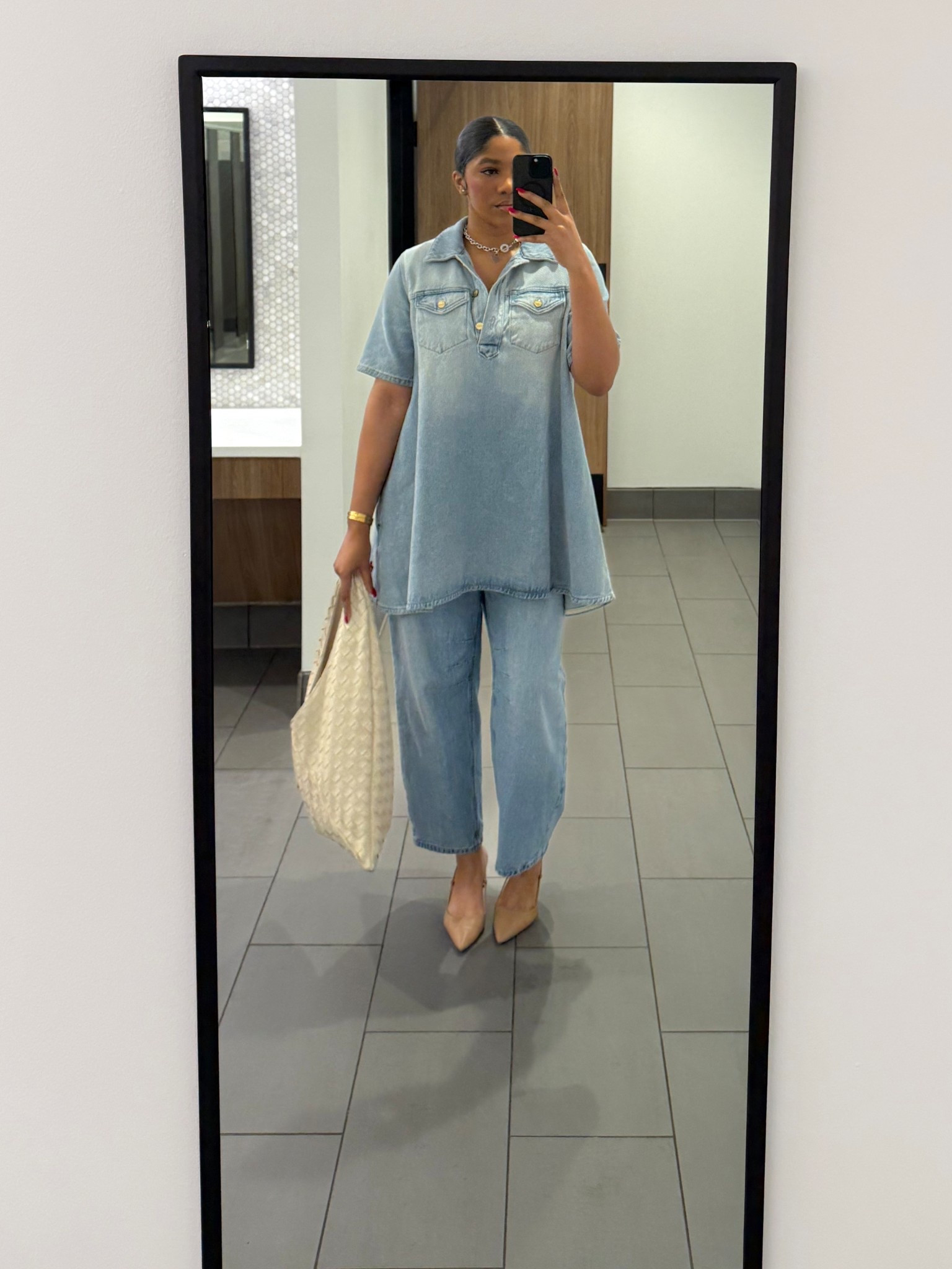 Canadian tux for one please🩵 

#LTKTall #LTKMidsize #LTKdayinmylife