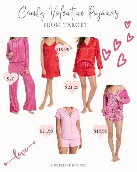Soft and comfy pajamas for Valentine’s Day! Perfect as a gift or for yourself. 

#LTKfindsunder50 #LTKSeasonal #LTKGiftGuide