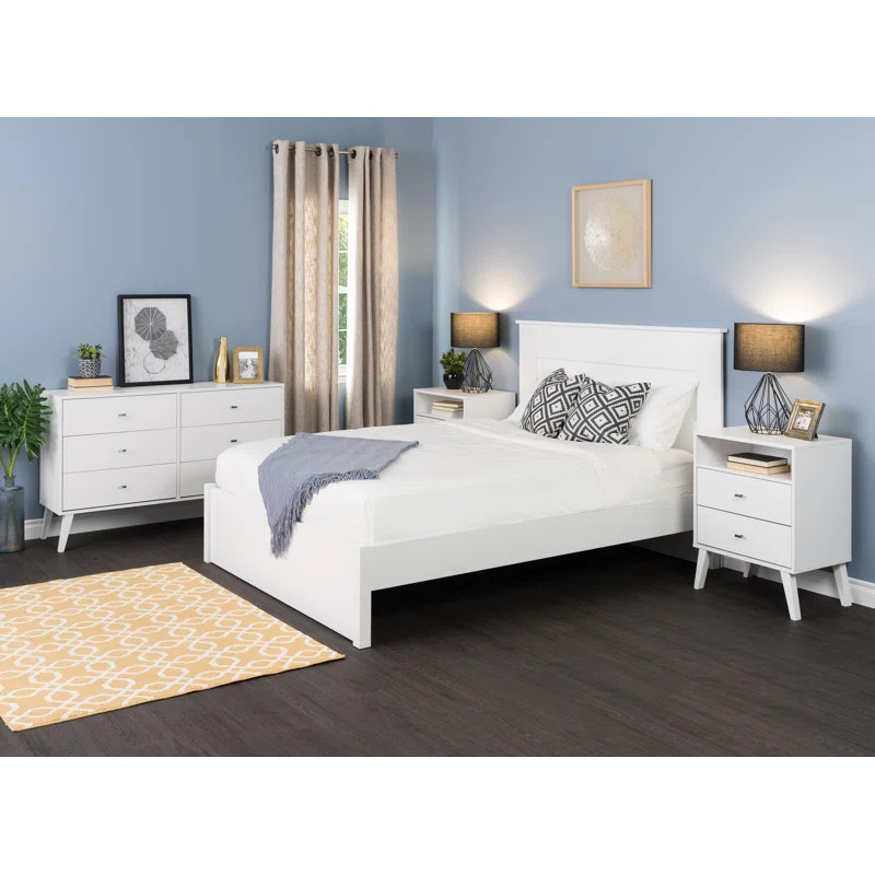 Milo Mid Century Modern Dresser, 6-Drawer | Wayfair North America