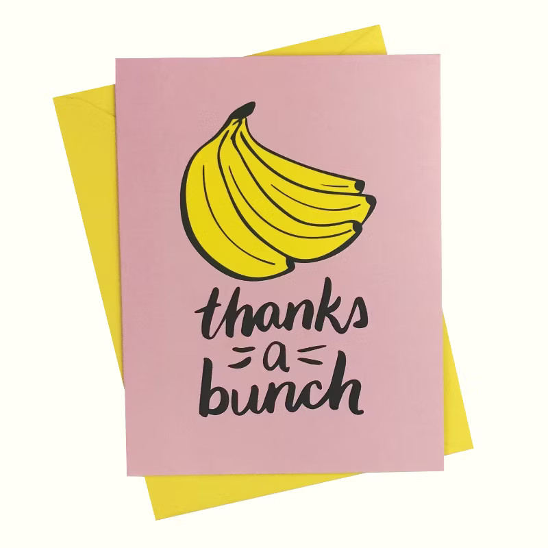 Paper Riot Co. 10ct 'Thanks a Bunch Banana' Cards | Target