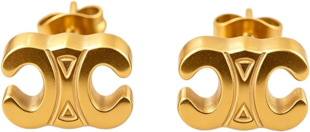 Gold Stud Earrings for Women Nickel Free Waterproof | Amazon (US)
