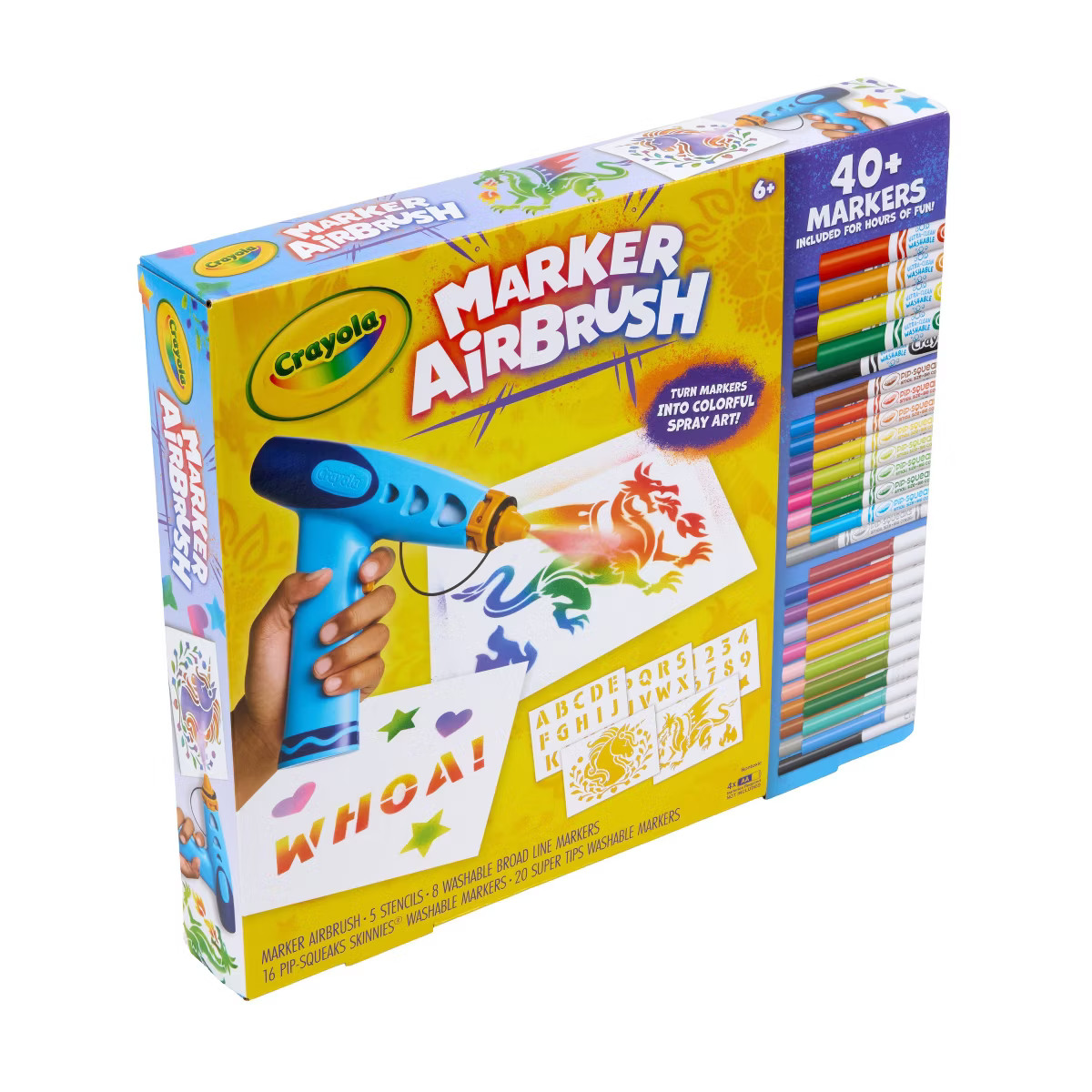 Crayola Marker Airbrush Spray Art Kit Gift | Target