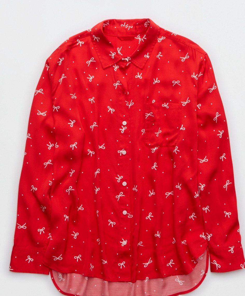Aerie bow pajamas 💞

#LTKSaleAlert #LTKHoliday #LTKSeasonal