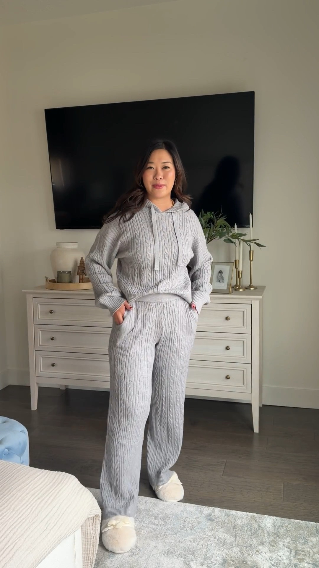 Walmart Cable Knit Sweater Set
Size Medium
Paired with the cutest bow slippers that would make a great gift too! 


walmart fashion, sweater set, women’s fashion, mom style, cozy outfit, cozy style, trendy set, casual outfit 

#LTKGiftGuide #LTKSeasonal #LTKootd