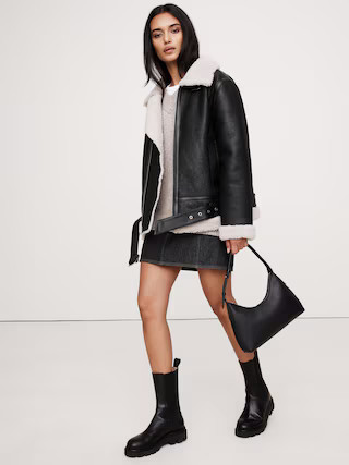 Shearling Aviator Jacket | Banana Republic (US)