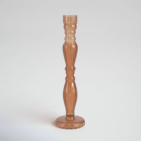 Poise Glass Tabletop Candlestick | Wayfair North America