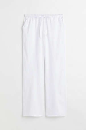 Linen-blend Pull-on Pants | H&M (US + CA)