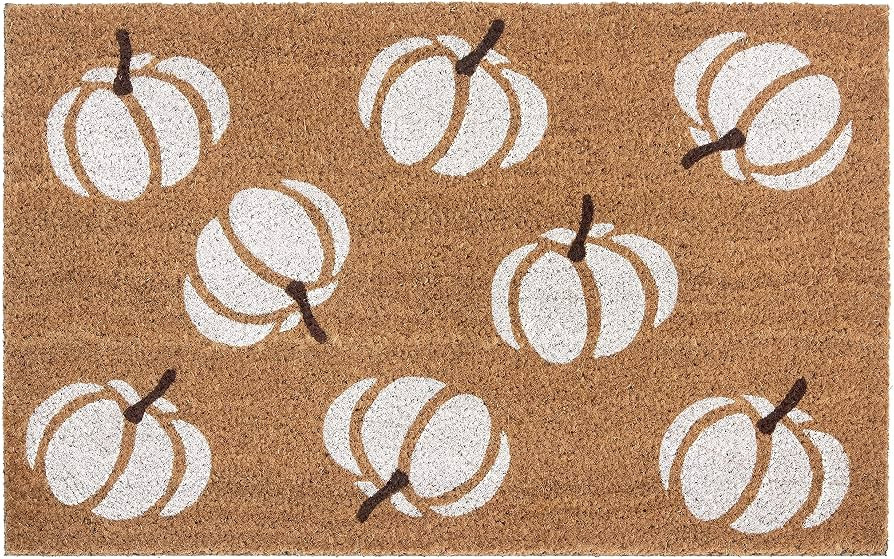 Hanse Home Coconut Doormat Halloween for Indoor Use - Dirt Trapper Mat Natural Coconut Mat Pumpki... | Amazon (DE)