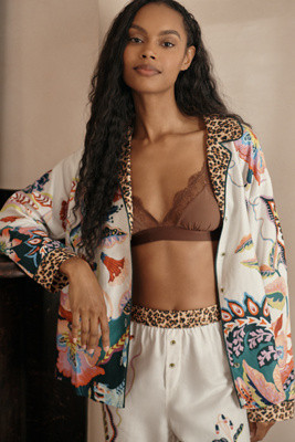 By Anthropologie Flannel Buttondown Pajama Top | Anthropologie (US)