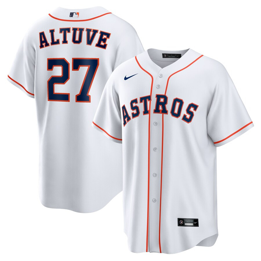 Men's Houston Astros Jose Altuve Nike White Home Replica Player Name Jersey | MLB Shop