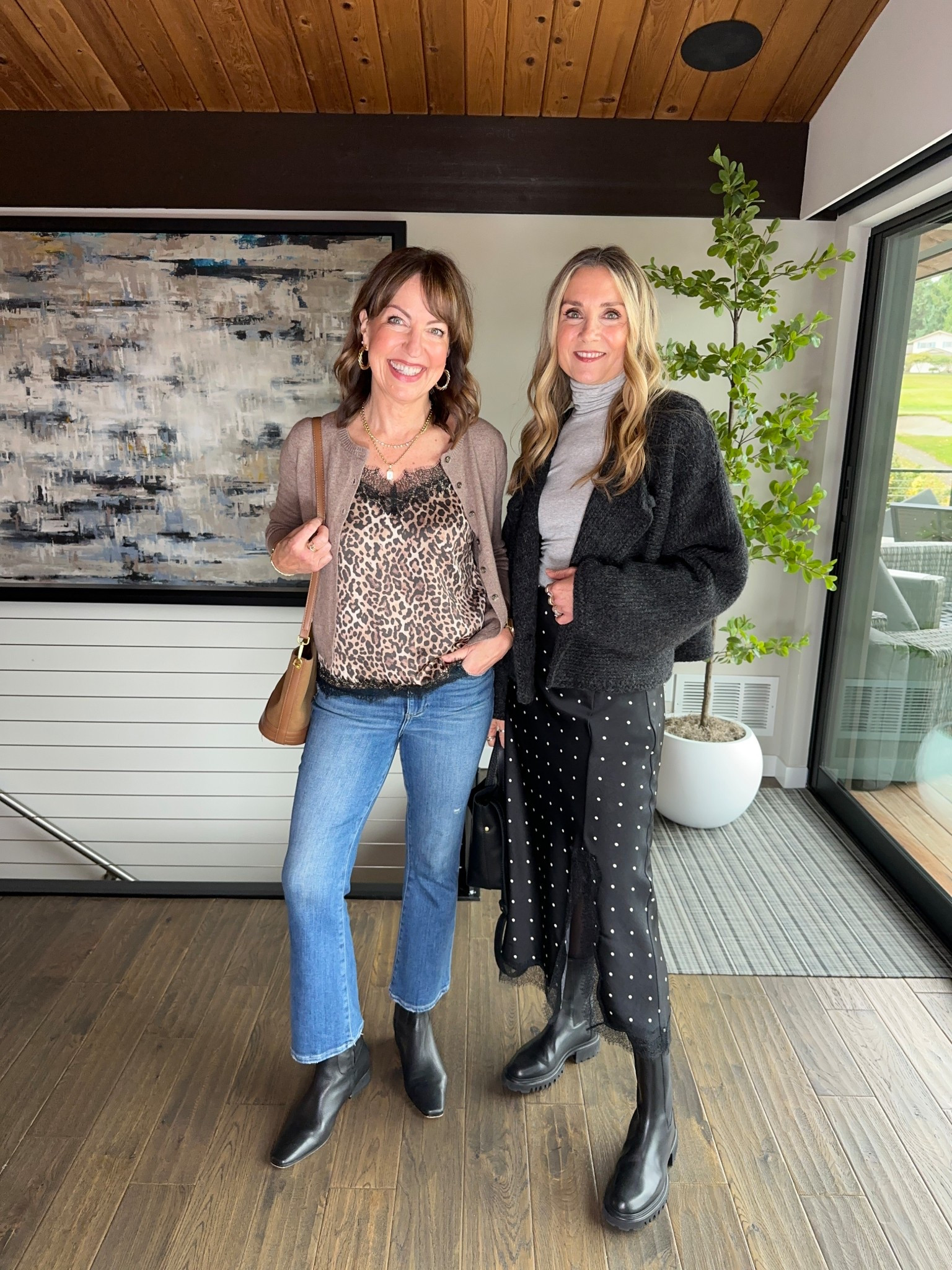 It’s so fun to have a matching set to style! These satin cami/skirt sets combine fun fall trends..animal print, polka dots, and lace trim detail! You can break up the set to take these pieces from casual to dressy! Which outfit is your favorite! 
 
Fall outfit, thanksgiving outfit 

#LTKSaleAlert #LTKOver40 #LTKFindsUnder50