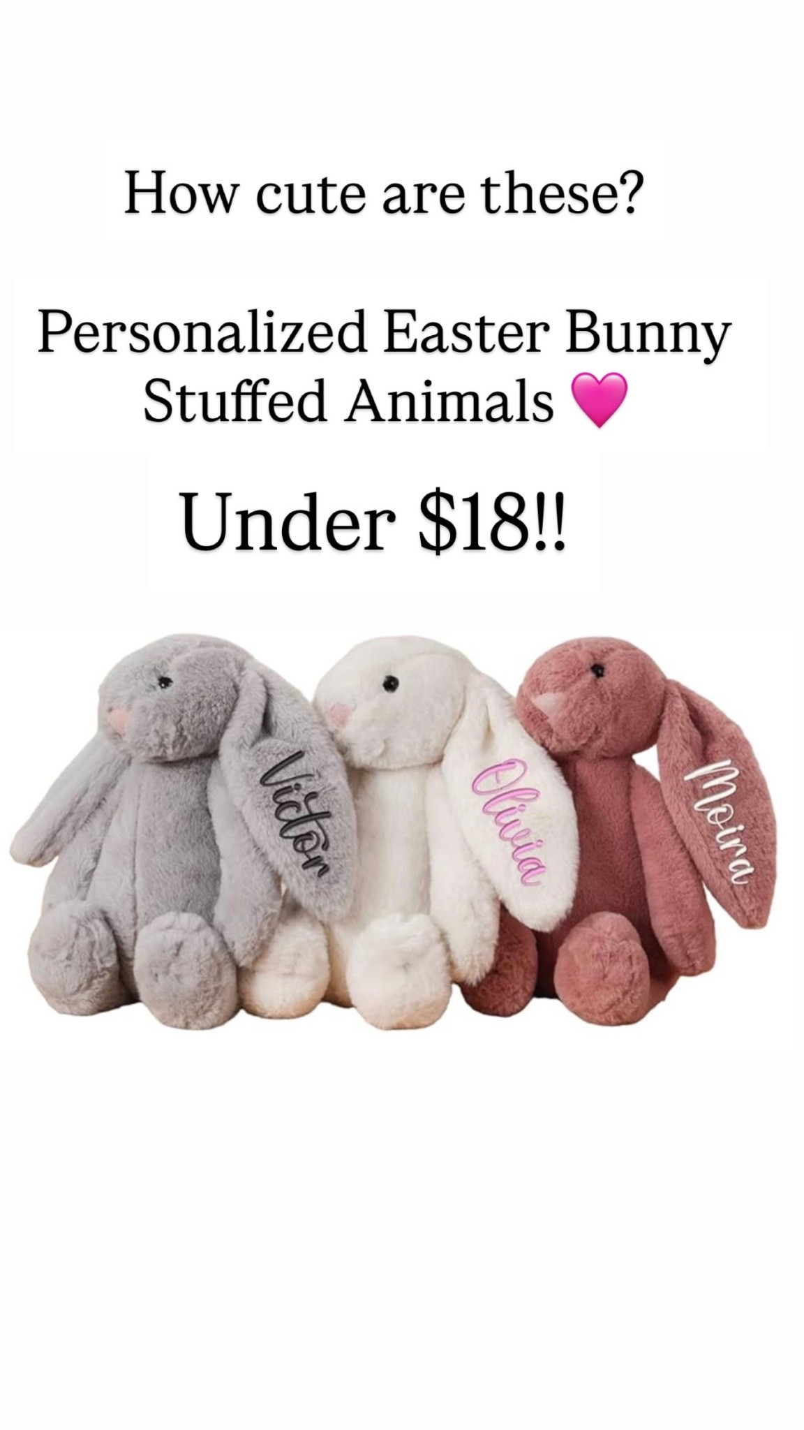 Personalized Easter Bunny Rabbit

#LTKSeasonal #LTKKids