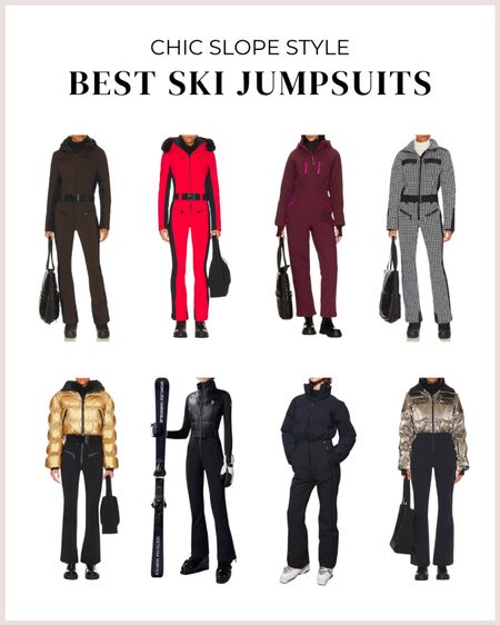 Stylish ski jumpsuits. Ski outfit  

#LTKSeasonal #LTKtravel