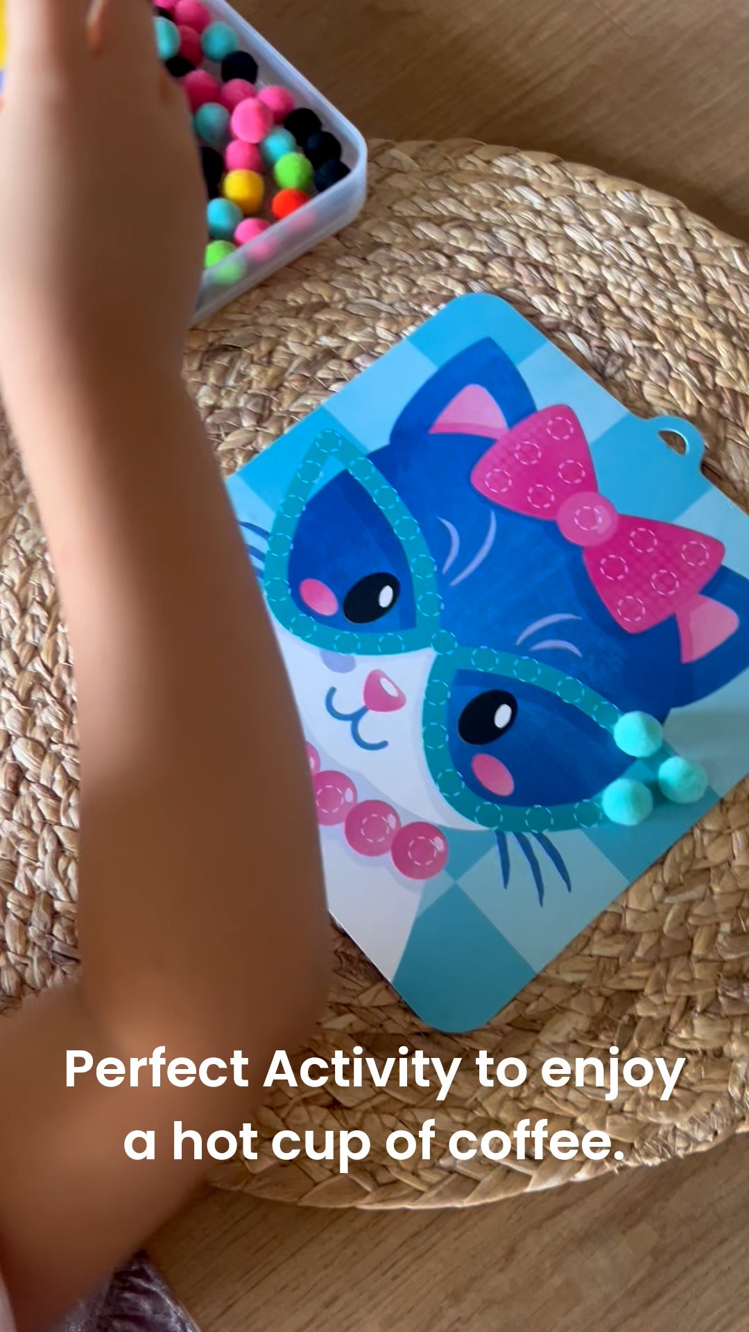 This pompom art set is the perfect activity kit to enjoy a hot cup of coffee. 

#LTKKids #LTKFindsUnder50 #LTKFamily