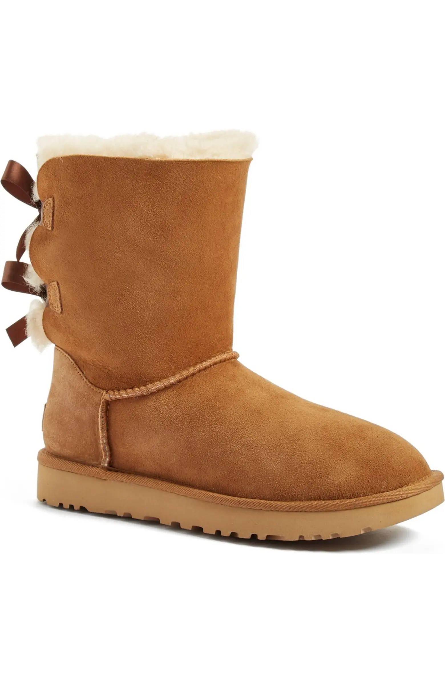 Bailey Bow II Genuine Shearling Boot (Women) | Nordstrom