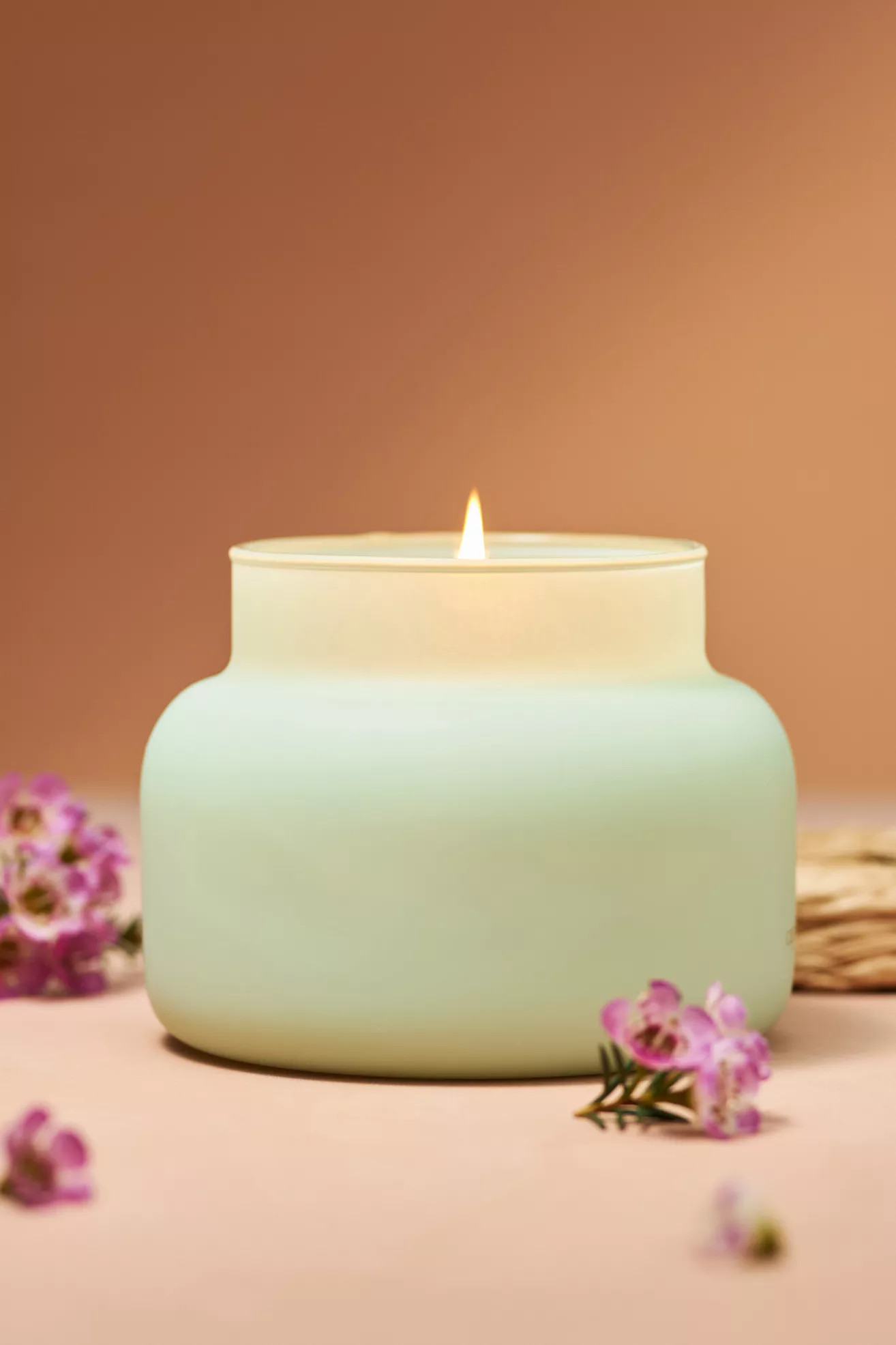 Capri Blue Volcano Rattan Lid Jar Candle | Anthropologie (US)