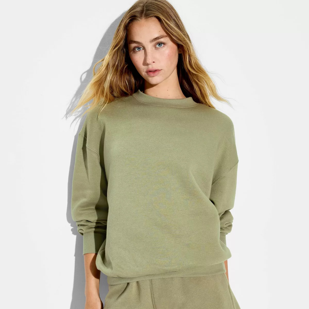 Women's Oversized Pullover Sweatshirt - Wild Fable™ Dark Taupe XXS | Target