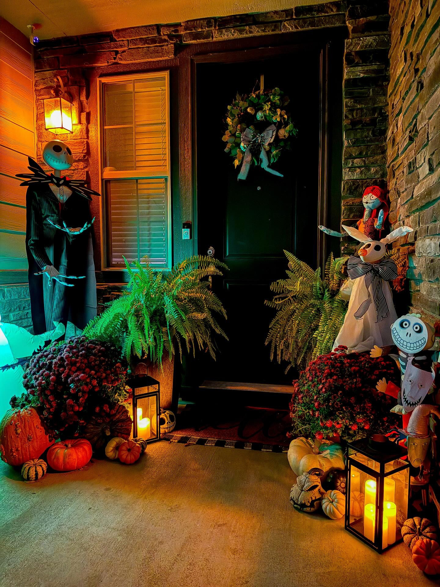 Check out this years Halloween porch decor! Disneyland’s Holiday Haunted Mansion ride inspired this look. It wouldn’t be complete without our Home Depot Jack Skellington, our Oogie Boogie, and the flickering lights from Amazon. Zero, Sally, and the kids are from Party City-but I’ll link similar finds! 

#LTKHome #LTKSeasonal #LTKHalloween