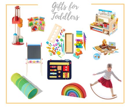 Toddlers can be so hard to shop for but I promise you, any of these gifts would be a hit for any toddlers in your life! Not only are they cute and fun, they are also serve a purpose in learning/development! Who doesn’t love a gift that doubles as a learning tool? 

#LTKHoliday #LTKSeasonal #LTKkids