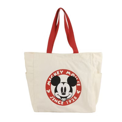 Mickey Mouse Classic Since 1928 15.5-Inch Adult Canvas Tote Bag | Target