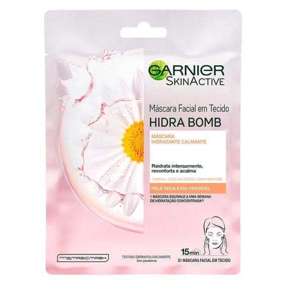 Máscara Facial em Tecido Garnier, 32g | Shopee Brasil | Shopee (BR)